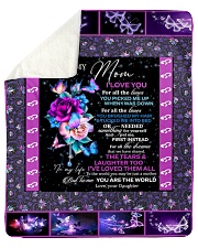 I Love You For All The Times Daughter To Mom Sherpa Fleece Blanket tile