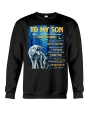 Don't Let Today's Trouble Bring U Down Mom To Son Crewneck Sweatshirt tile