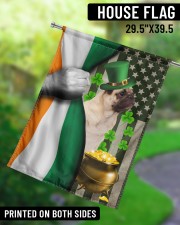 Lucky Dog Shamrock Patrick's Day 29.5"x39.5" House Flag aos-house-flag-29-5-x-39-5-ghosted-lifestyle-13
