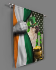 Lucky Dog Shamrock Patrick's Day 29.5"x39.5" House Flag aos-house-flag-29-5-x-39-5-ghosted-lifestyle-18