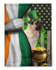 Lucky Dog Shamrock Patrick's Day 29.5"x39.5" House Flag front