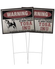 Tosa dog this property is protected 24x18 Yard Sign aos-yard-sign-24x18-ghosted-front-02