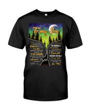 Never Feel That You Are Alone Wolf Mom To Son Classic T-Shirt tile