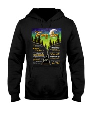 Never Feel That You Are Alone Wolf Mom To Son Hooded Sweatshirt tile