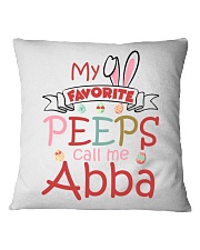 Customize Easter's day Abba To Grandma Square Pillowcase tile
