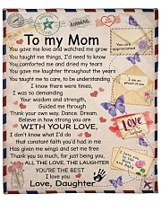 You Gave Me Love - Watched Me Grow Daughter To Mom Fleece Blanket - 50" x 60" front