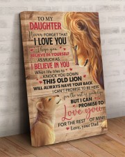 Never Forget That I Love You Lion Dad To Daughter 20x30 Gallery Wrapped Canvas Prints aos-canvas-pgw-20x30-lifestyle-front-07