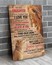 Never Forget That I Love You Lion Dad To Daughter 20x30 Gallery Wrapped Canvas Prints aos-canvas-pgw-20x30-lifestyle-front-12