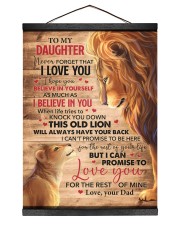 Never Forget That I Love You Lion Dad To Daughter Hanging Canvas tile
