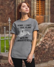 I Have Plans With My Dog Labrador Retriever Classic T-Shirt apparel-classic-tshirt-lifestyle-06