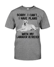 I Have Plans With My Dog Labrador Retriever Premium Fit Mens Tee tile