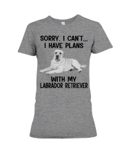 I Have Plans With My Dog Labrador Retriever Premium Fit Ladies Tee tile