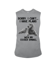 I have plans with my dog Cocker Spaniel Sleeveless Tee tile