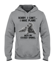 I have plans with my dog Cocker Spaniel Hooded Sweatshirt tile