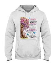 I May Not See You Or Talk To You Dad To Daughter Hooded Sweatshirt tile