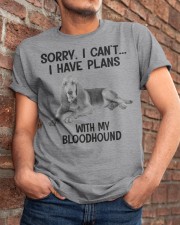 I have plans with my dog Bloodhound Classic T-Shirt apparel-classic-tshirt-lifestyle-26
