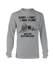 I have plans with my dog Bloodhound Long Sleeve Tee tile