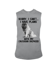 I have plans with my dog Caucasian Shepherd Sleeveless Tee tile