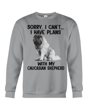 I have plans with my dog Caucasian Shepherd Crewneck Sweatshirt tile