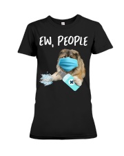 Ew People Dog Caucasian Shepherd Premium Fit Ladies Tee tile