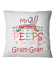 Customize Easter's day Gram-Gran To Grandma Square Pillowcase tile