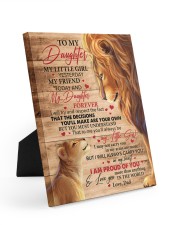 My Little Girl Yesterday Lion Dad To Daughter Easel-Back Gallery Wrapped Canvas tile