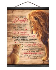 My Little Girl Yesterday Lion Dad To Daughter Hanging Canvas tile