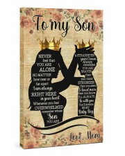 Mom To Son Never Feel That You Are Alone No Matter 24x36 Gallery Wrapped Canvas Prints front