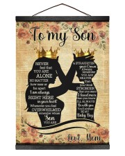 Mom To Son Never Feel That You Are Alone No Matter Hanging Canvas tile