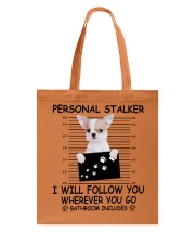 Personal Stalker Chihuahua Tote Bag tile