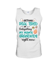 Getting Real Tired Of Baby Sitting Easter To Mom Unisex Tank tile