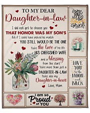 To Daughter-In-Law U're Also My Daughter-In-Heart Fleece Blanket - 50" x 60" front