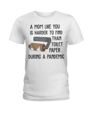 a mom like you is harder to find than toilet paper Ladies T-Shirt tile