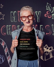Aunt And Dog Mom Ladies T-Shirt lifestyle-holiday-crewneck-front-3