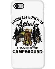 Drunkest Bunch Of Asshole Beer Campground Phone Case tile