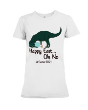 Happy East 2021 Easter Premium Fit Ladies Tee tile