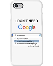 I Don't Need Google Wife To Husband Phone Case tile