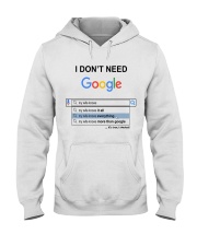 I Don't Need Google Wife To Husband Hooded Sweatshirt tile