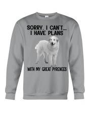 I have plans with my dog Great Pyrenees Crewneck Sweatshirt tile
