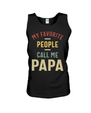 Call me PAPA Unisex Tank thumbnail