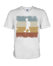 I Go To School Retro T-shirt V-Neck T-Shirt thumbnail