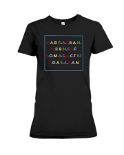 REAL ASS BITCH GIVE A FUCK BOUT A NIGGA SHIRT Premium Fit Ladies Tee thumbnail