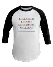 REAL ASS BITCH GIVE A FUCK BOUT A NIGGA SHIRT Baseball Tee thumbnail