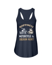 siberian husky Ladies Flowy Tank thumbnail