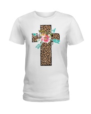 CROSS FLOWER Ladies T-Shirt thumbnail