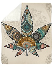Cannabis Sherpa Fleece Blanket - 50" x 60" thumbnail