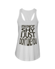 I'm Not Shy Ladies Flowy Tank front
