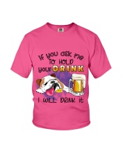 Bulldog I'll drink it Gift for you Youth T-Shirt tile