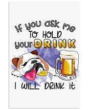 Bulldog I'll drink it Gift for you Vertical Poster tile