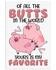 Pig my favorite butt pig lover Vertical Poster tile